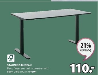 Jysk Stauning bureau aanbieding