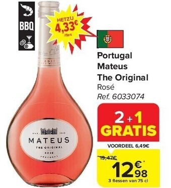 Carrefour Portugal mateus the original aanbieding