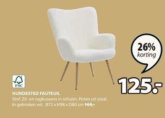 Jysk Hundested fauteuil aanbieding