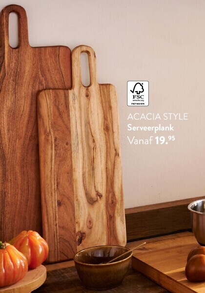 Casa Acacia style serveerplank aanbieding
