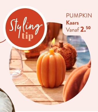 Pumpkin kaars