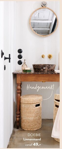 Casa Doebie linnenmand aanbieding
