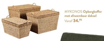 Mykonos opbergkoffer met afneembaar deksel