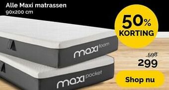 Beter Bed Alle maxi matrassen aanbieding