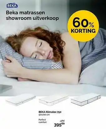 Beter Bed Beka klimatex 750 aanbieding