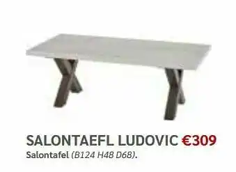 Crack Salontafel ludovic aanbieding