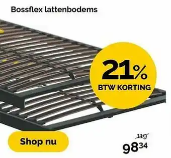 Bossflex lattenbodems