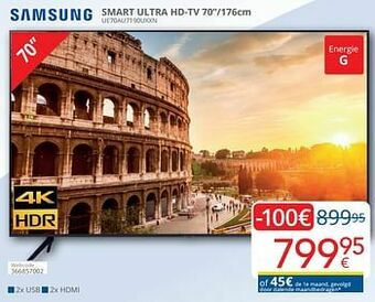 Eldi Samsung smart ultra hd-tv ue70au7190uxxn aanbieding