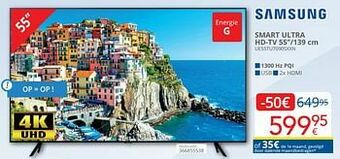 Eldi Samsung smart ultra hd-tv ue55tu7090sxxn aanbieding