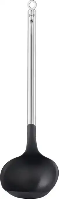 Bol.com Rösle - basic line - pollepel - 30 cm - rvs - zilver / zwart aanbieding