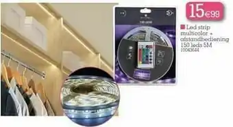 Yess Led strip multicolor + afstandbediening aanbieding