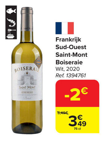 Carrefour Market Frankrijk Sud-Ouest Saint-Mont Boiseraie aanbieding