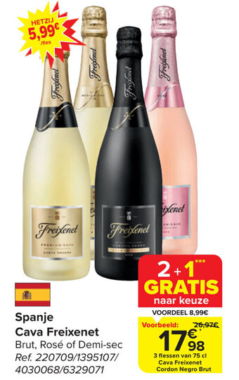Spanje Cava Freixenet