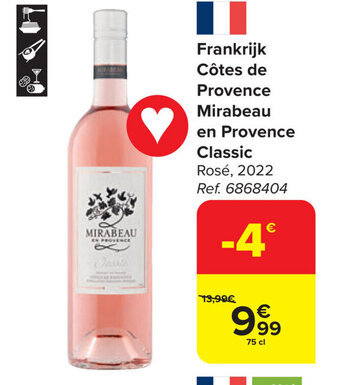Frankrijk Côtes de Provence Mirabeau en Provence Classic