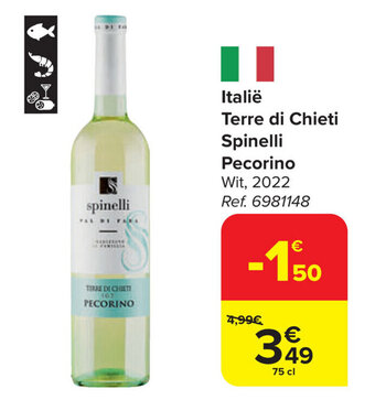 Italië Terre di Chieti Spinelli Pecorino