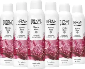 Bol.com 6x therme shower foaming 200 ml mystic rose aanbieding