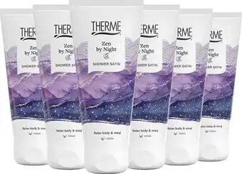 Bol.com 6x therme shower satin zen by night 200 ml aanbieding
