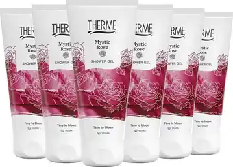 Bol.com 6x therme shower scrub mystic rose 200 ml aanbieding