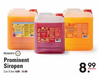 Sligro Prominent Siropen aanbieding