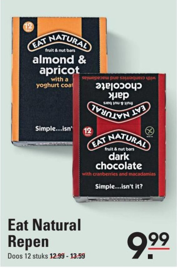 Sligro Eat Natural Repen aanbieding