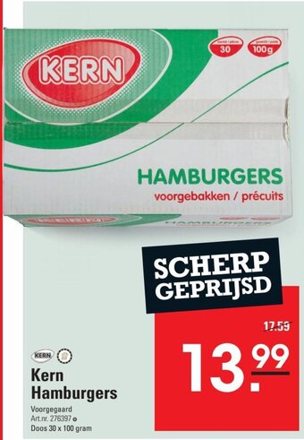 Sligro Kern Hamburgers aanbieding