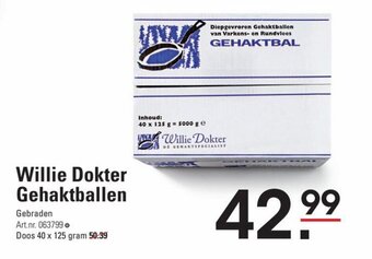Willie Dokter Gehaktballen