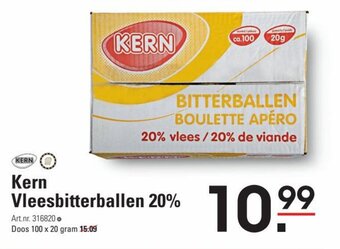 Sligro Kern Vleesbitterballen 20% aanbieding