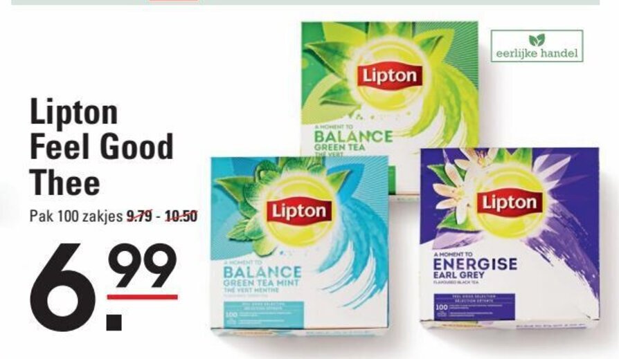 Sligro Lipton Feel Good Thee aanbieding