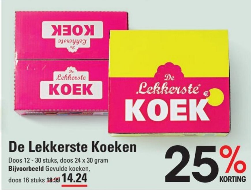 Sligro De Lekkerste Koeken aanbieding
