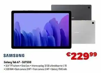 Expert Samsung galaxy tab a7 - sut500 aanbieding