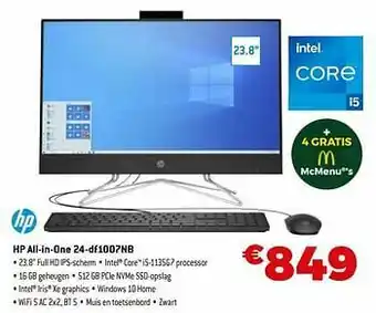 Expert Hp all-in-one 24-df1007nb aanbieding