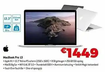 Exellent Apple macbook pro 13 aanbieding
