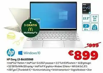 Hp envy 13-ba1058nb