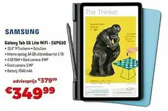 Expert Samsung galaxy tab s6 lite wifi - sup610 aanbieding