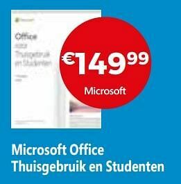 Expert Microsoft office thuisgebruik en studenten aanbieding