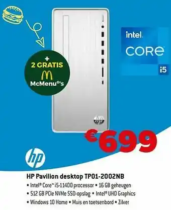 Exellent Hp pavilion desktop tp01-2002nb aanbieding
