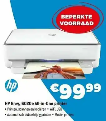 Exellent Hp envy 6020e all-in-one printer aanbieding