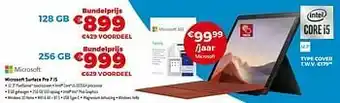 Expert Microsoft surface pro 7 i5 128 gb aanbieding