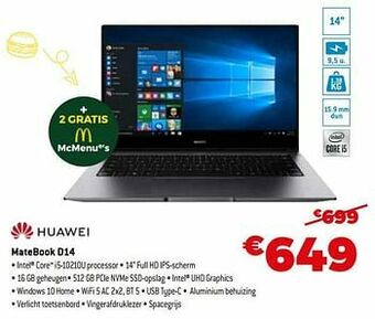 Exellent Huawei matebook d14 aanbieding