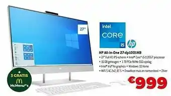 Exellent Hp all-in-one 27-dp1001nb aanbieding