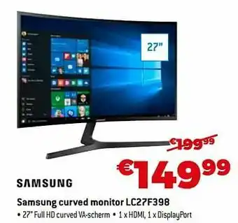 Expert Samsung curved monitor lc27f398 aanbieding