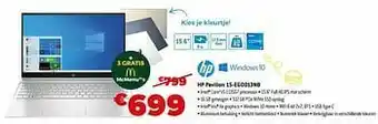 Expert Hp pavilion 15-eg0013nb aanbieding