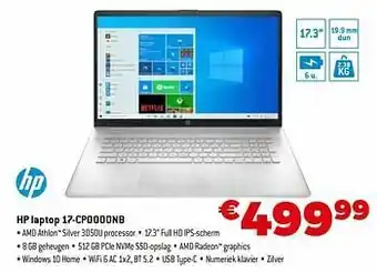 Expert Hp laptop 17-cp0000nb aanbieding