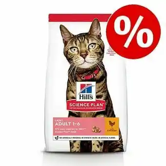 Zooplus 10% korting!! 7 kg Hill’s Science Plan Kattenvoer - Mature Adult Light Kip aanbieding