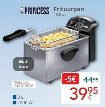 Eldi Princess frituurpan 182626 aanbieding