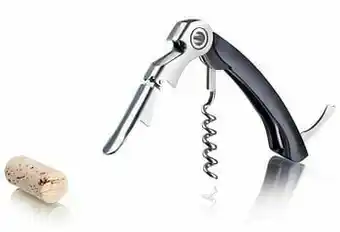 Makro Vacuvin Kurkentrekker 12,2 x 2 x 2,5 cm zwart/zilver aanbieding