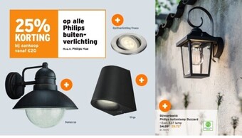 GAMMA Philips buitenlamp buzzard aanbieding