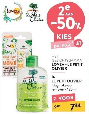 Di Lovea - le petit olivier aanbieding