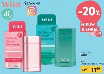 Wild deodorant stick - 40 g