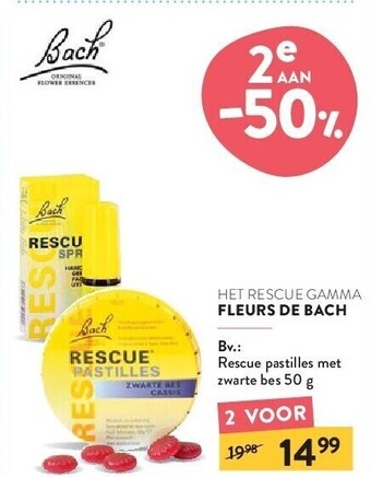 Di Rescue pastilles met zwarte bes 50 g aanbieding